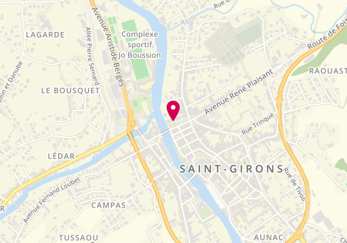 Plan de BADRE Nicolas, Square Balague, 09200 Saint-Girons