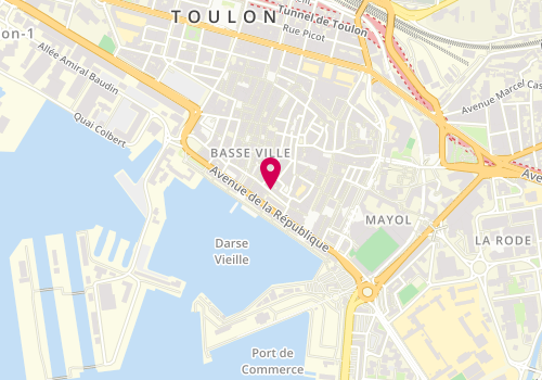 Plan de ANDRONIC Diana, 18 Rue Henri Seillon, 83000 Toulon