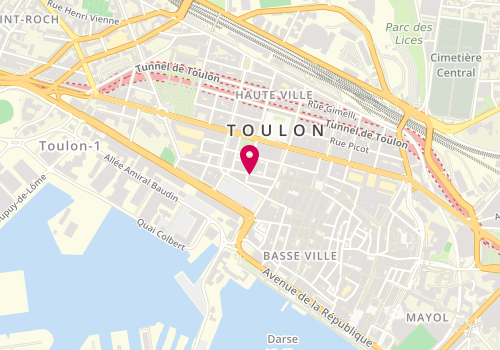 Plan de BOURDON Hugo, 281 Bis Rue Jean Jaurès, 83000 Toulon
