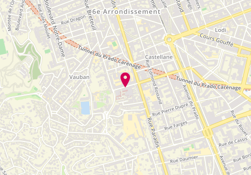 Plan de BAUTERS Gautier, 77 Rue du Docteur Escat, 13006 Marseille