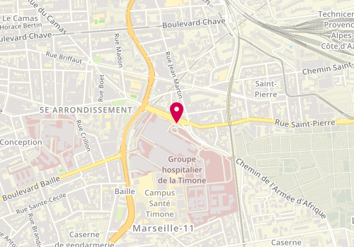 Plan de AULANIER Arthur, 264 Rue Saint Pierre, 13005 Marseille