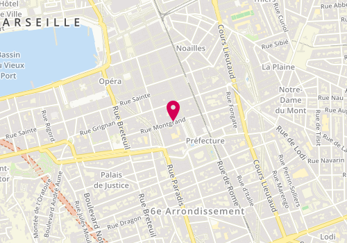 Plan de CHOURAQUI Frédéric, 22 Rue Montgrand, 13006 Marseille