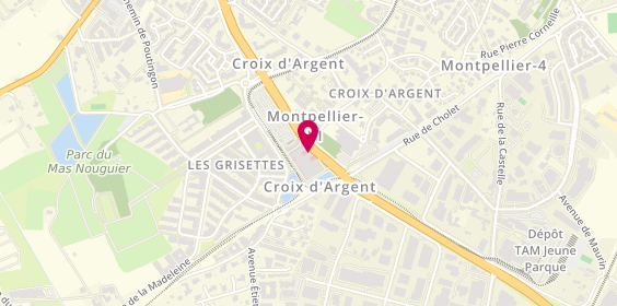 Plan de KLEIN Edouard, 560 Avenue du Colonel Andre Pavelet, 34075 Montpellier