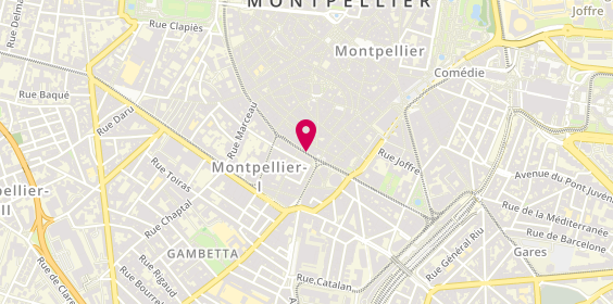 Plan de GLAROS Stefanos, 41 Boulevard du Jeu de Paume, 34000 Montpellier