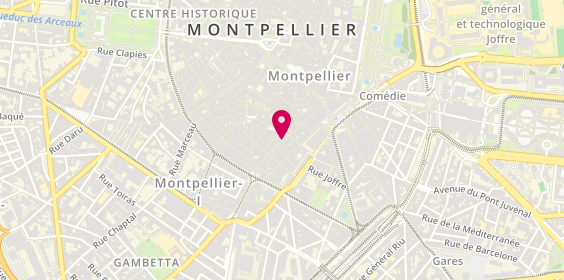 Plan de DOSSA Catherine, 38 Grand Rue Jean Moulin, 34000 Montpellier