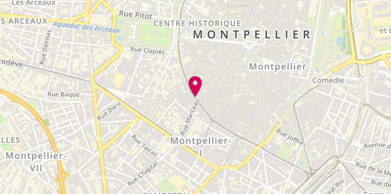Plan de DOSSA Catherine, 3 Boulevard Jeu de Paume, 34000 Montpellier