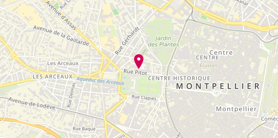 Plan de LÉVY Pierre, 60 Place Jacques Mirouze, 34000 Montpellier