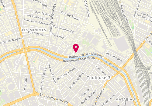 Plan de GONZALEZ Corinne, 27 Boulevard des Minimes, 31200 Toulouse