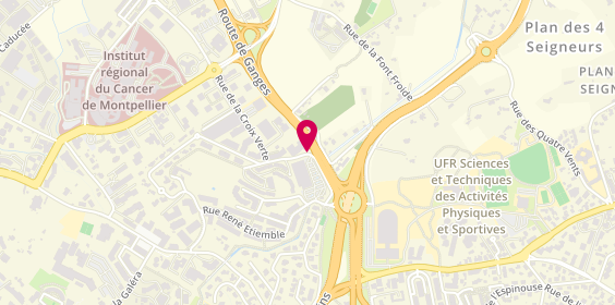 Plan de MICHAU Stéphanie, 22 Rue Georges Denizot, 34090 Montpellier