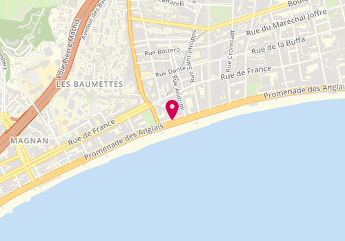 Plan de CHARDAVOINE Maéva, 55 Promenade des Anglais, 06000 Nice