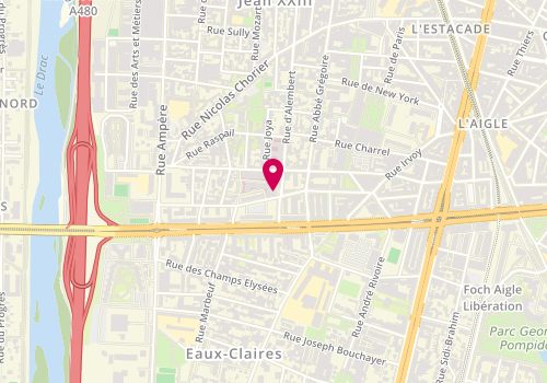 Plan de VAREILLES Marc, 8 Rue Docteur Calmette, 38028 Grenoble