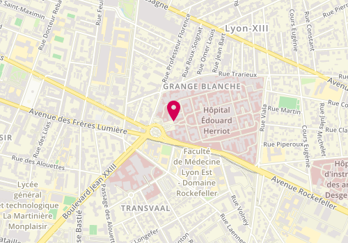 Plan de BERNIER Raphaël, 5 Place d'Arsonval, 69003 Lyon