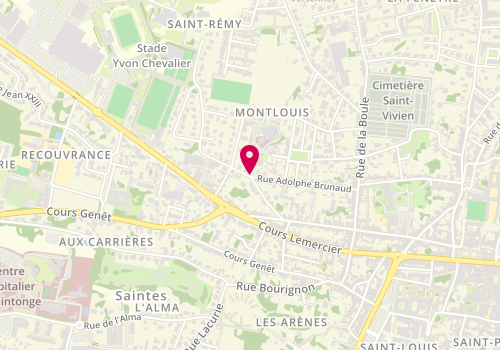Plan de ANSQUIN Maxime, 22 Rue Montlouis, 17103 Saintes