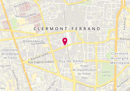Plan de ALLARD Jean-Marie, 2 Avenue Julien, 63000 Clermont-Ferrand