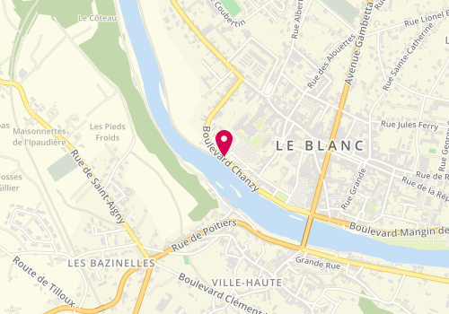 Plan de ASSAF Elie, 5 Rue Pierre Milon, 36300 Le Blanc