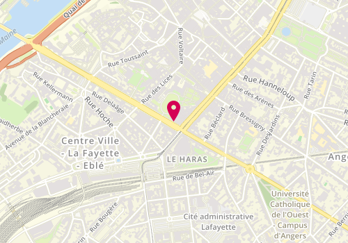 Plan de DE GOULET Anne, 53 Boulevard du Roi Rene, 49100 Angers