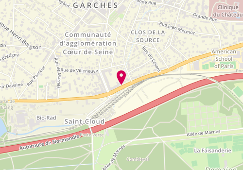 Plan de AFFORTIT-DEMOGE Aude, 152 Boulevard du General de Gaulle, 92380 Garches