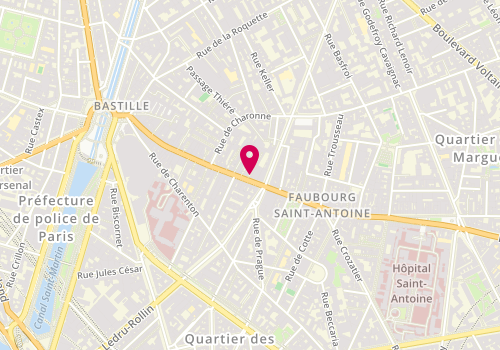 Plan de SALAH BERLY Sawsen, 95 Rue du Faubourg Saint Antoine, 75011 Paris