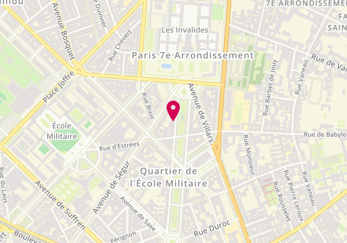 Plan de ABENHAIM Alain, 14 Avenue de Breteuil, 75007 Paris