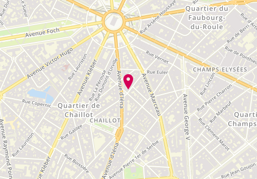 Plan de ASSOULINE Michaël, 37 Rue Galilée, 75116 Paris