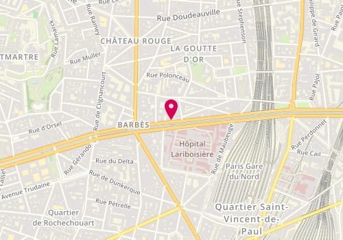 Plan de AKAR Pierre, 40 Rue de la Charbonniere, 75018 Paris