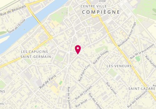 Plan de DELMAR Gérard, 36 Bis Rue des Domeliers, 60200 Compiègne