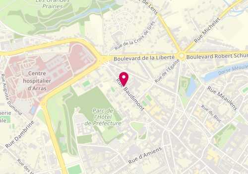 Plan de CARBALLET Laurent, 55 Rue Baudimont, 62000 Arras