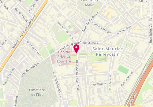Plan de MOUTON Caroline, 69 Rue de la Louviere, 59042 Lille