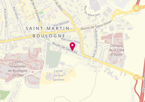 Plan de PAPP-PAWLAK Melitta, Route de Desvres, 62280 Saint-Martin-Boulogne
